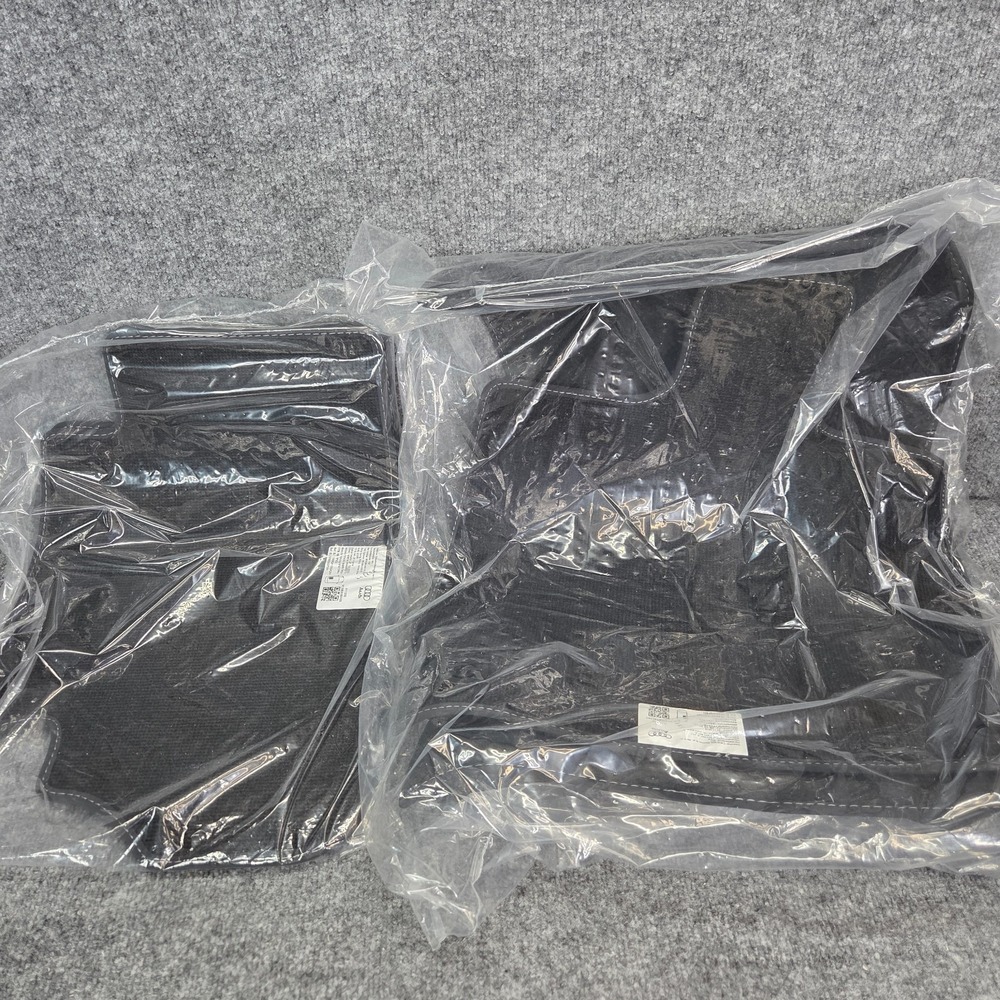 4 NEW OEM SET AUDI Q5 2017-2021 BLACK Mats 80B-863-691-A-QA5 & 80A-864-450-B-QA5